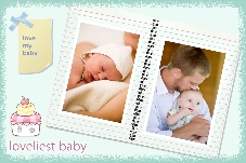 Family photo templates Lovely Baby Album
